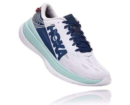 Hoka One One Herre Carbon X Road Løpesko Nimbus Cloud/Moonlit Ocean Norge-48YSB